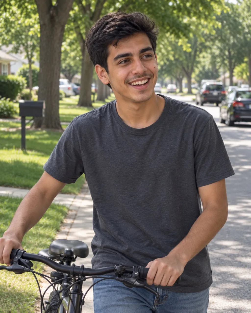 Age progression photoshoot sample: Summer bike ride