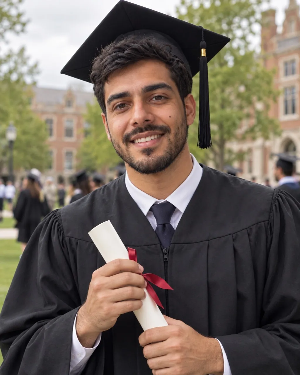 Age progression photoshoot sample: Graduation day