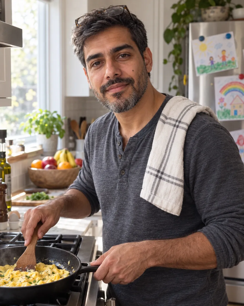 Age progression photoshoot sample: Saturday kitchen