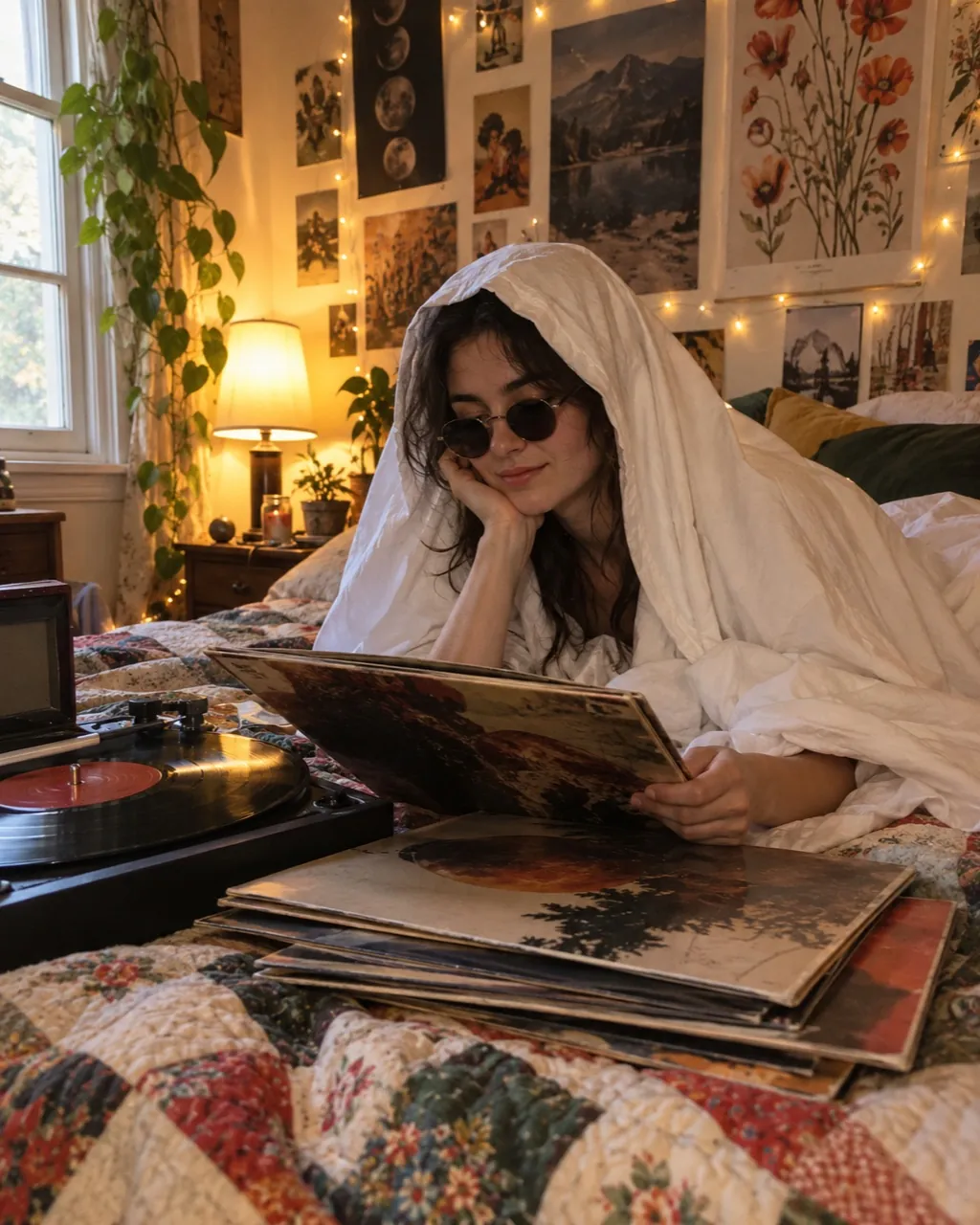 Ghost photoshoot sample: Bedroom vinyl